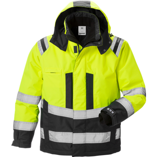 Fristads Vinterjakke Airtech 4035 GTT Klasse 3 Varselgul/svart M med Reflekser