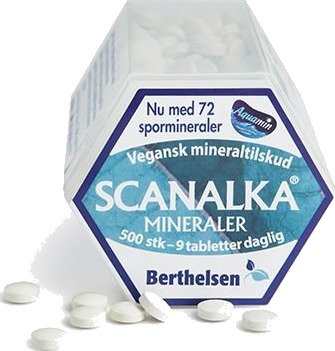 Berthelsen Scanalka Mineraler 500 Tabletter Berthelsen Scanalka Mineraler 500 Tabletter