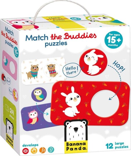 Banana Panda Puslespill 15 Mnd+ Match The Buddies