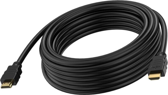 Vision Techconnect Ultra High Speed Hdmi Kabel Hdmi Hann Til Hdmi Hann 3 M Dobbeltisolert Svart 8K 30Hz Støtte Båndbredde På 48 Gbps