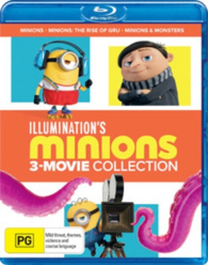 Minions: 3Movie Collection Bluray