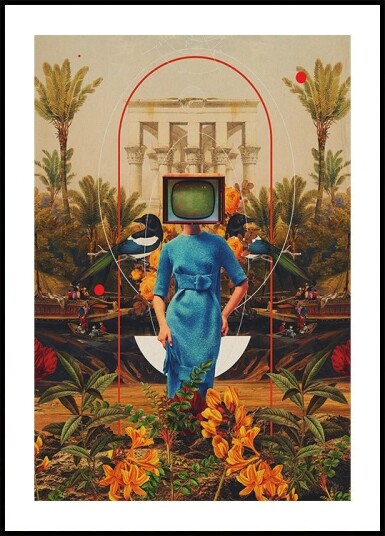 Her Asymmetries Poster Plakat / 40x50cm