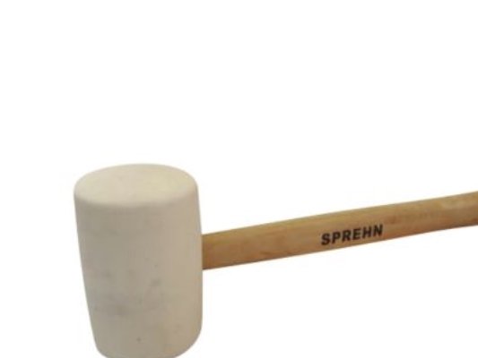 Sprehn Gummihammer Hvid 320G - Ideel Til Flisearbejde Sprehn Gummihammer Hvid 320G - Ideel Til Flisearbejde