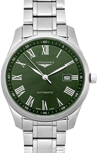 Longines Herreklokke L2.893.4.09.6 Master Grønn/Stål Ø42 mm Longines Herreklokke L2.893.4.09.6 Master Grønn/Stål Ø42 mm