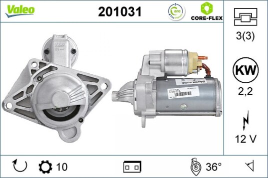 Starter VALEO 201031 Starter VALEO 201031