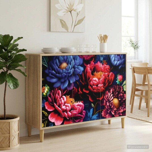 vidaXL Serviesskap KIEL Sonoma 102 x 33 x 75 cm Konstruert tre