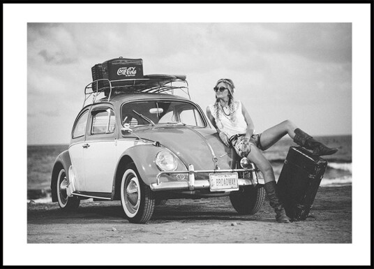 Beetle Backpacker Plakat Plakat / 100x150cm Beetle Backpacker Plakat Plakat / 100x150cm