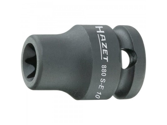 Hazet 880S-E10, Kraftpipe, Sort, 1 Hoder, 3/8", Metrisk, Tyskland Hazet 880S-E10, Kraftpipe, Sort, 1 Hoder, 3/8", Metrisk, Tyskland