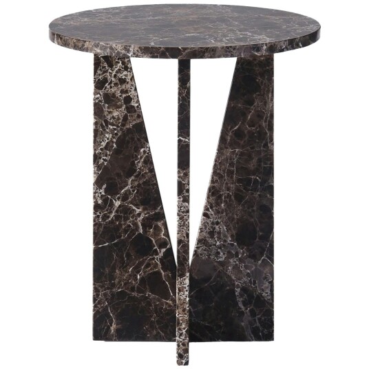 Dusty Deco V Sidebord Dark Emerador Marmor