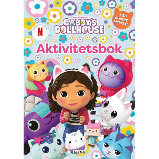 Aktivitetsbok Gabby's Dollhouse m/klistremerker
