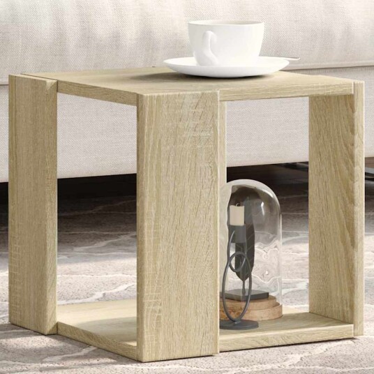  Salongbord Sonoma eik 32x32x30 cm konstruert tre 848145