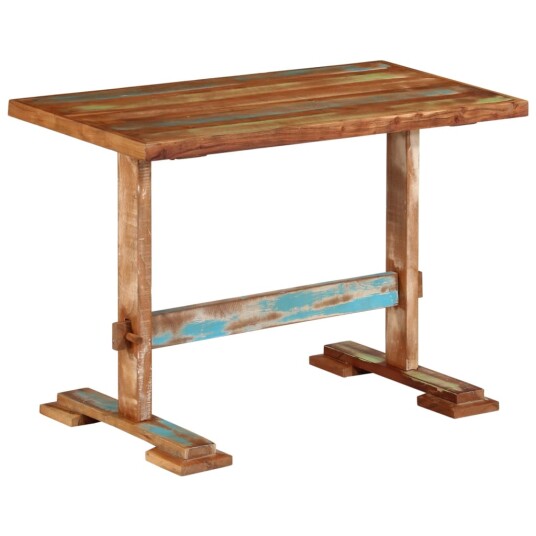 Spisebord 110x55x78 cm gjenvunnet heltre Spisebord 110x55x78 cm gjenvunnet heltre