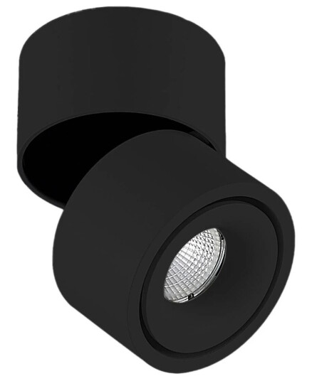 Arcchio LED-takspot Rotari 8,9W 1-lampe svart