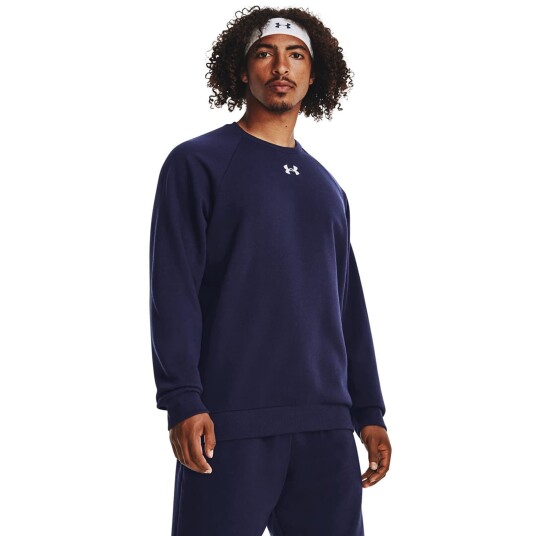 Sweatshirt Under Armour Rival Fleece Crew Blue XXL