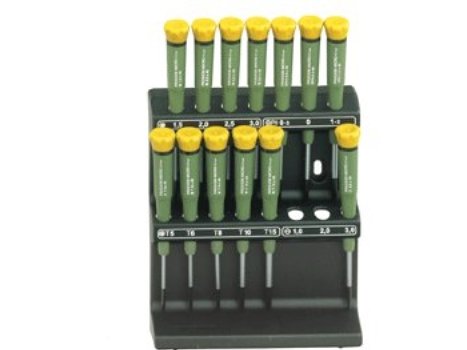 Proxxon Micro Skruetrækker-Sæt 15 Deler for Elektronikk og Finmekanik Proxxon Micro Skruetrækker-Sæt 15 Deler for Elektronikk og Finmekanik