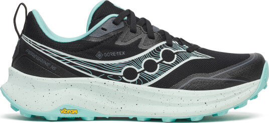Saucony Women's Peregrine 16 GORE TEX Black/aqua 37.5 Saucony Women's Peregrine 16 GORE TEX Black/aqua 37.5