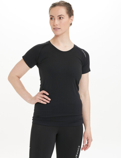 Endurance Halen W Seamless S/S Tee - Black - XXS/XS