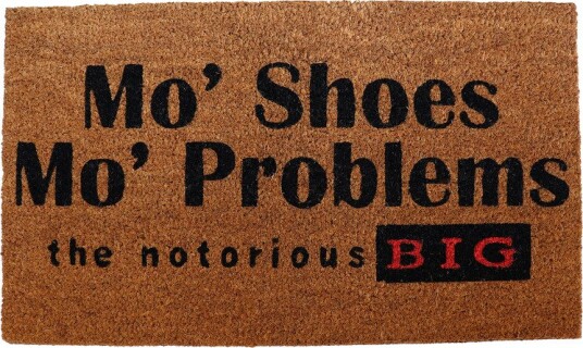 Pyramid Notorious BIG Mo' Shoes Mo' Problems 29 x 17 Doormat 78859234