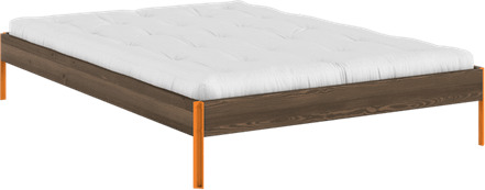 Core Sengeramme 140x200 Carob Brun/Oransje Core Sengeramme 140x200 Carob Brun/Oransje