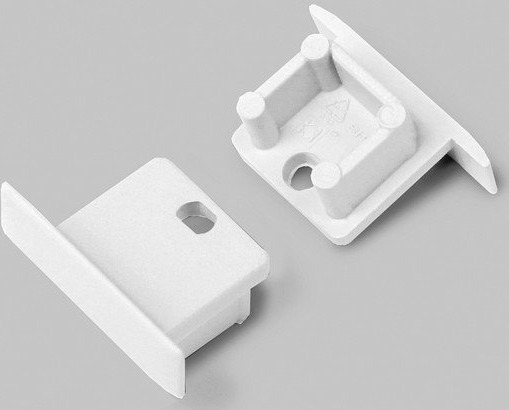 Topmet 1 stk. Endestykke SMART IN10 Med hull hvit Topmet 1 stk. Endestykke SMART IN10 Med hull hvit
