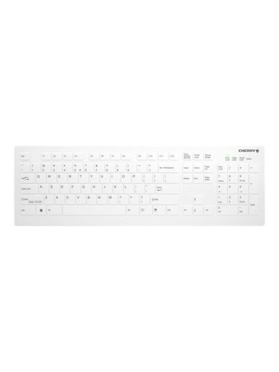 Cherry Active Key AK C8112 keyboard medical 100% full size QWERTY Pan Nordic white Input Device Tastatur Nordisk Hvit
