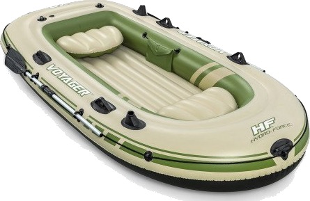 Oppblåsbar Gummibåt Hydro-Force Voyager X3 65163 294x137cm 3 pers Oppblåsbar Gummibåt Hydro-Force Voyager X3 65163 294x137cm 3 pers