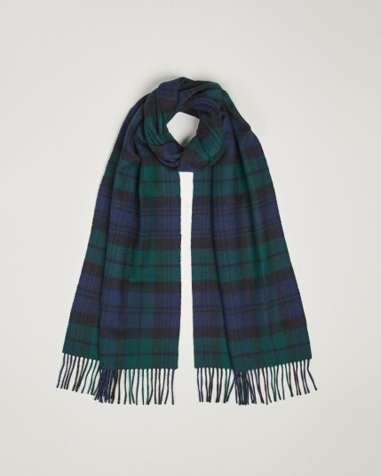 Gloverall Lambswool Scarf Blackwatch