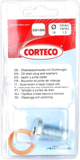 Påfyllingsplugg bunnpanne CORTECO 220126S