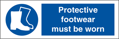 Jo Safety Protective footwear must be worn IMO Mandatory sign 106240