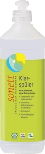 Sonett glansemiddel maskinoppvask 500 ml Sonett glansemiddel maskinoppvask 500 ml