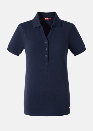 Huski Wear W Shore Pique Polo Navy Blue Xs Skjorter