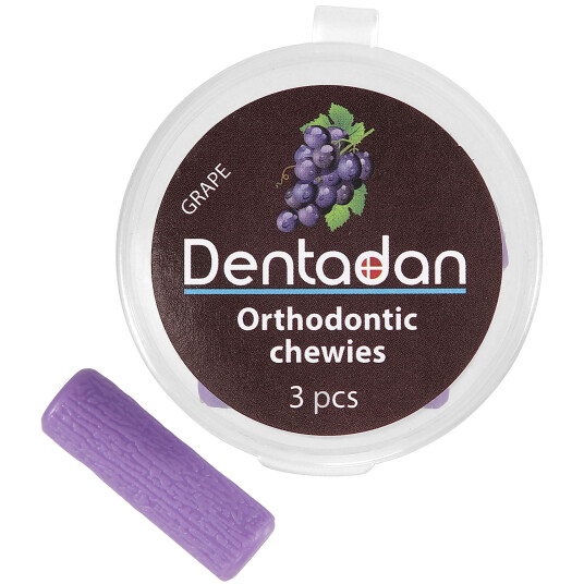 Dentadan Ortodontiske Chewies For Aligners & Braces 3 pcs. DRUE Dentadan Ortodontiske Chewies For Aligners & Braces 3 pcs. DRUE