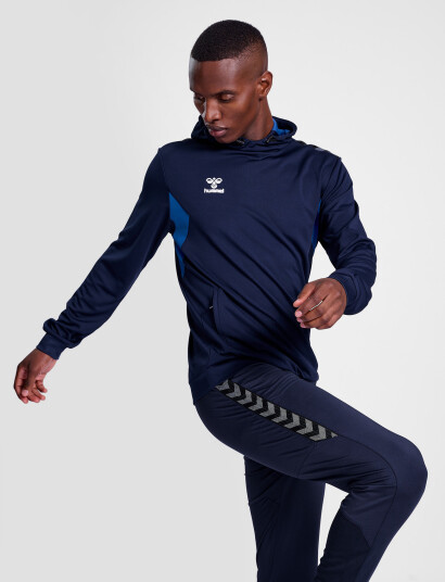 Hummel Hmlauthentic Pl Hoodie - Navy - XXXL Hummel Hmlauthentic Pl Hoodie - Navy - XXXL