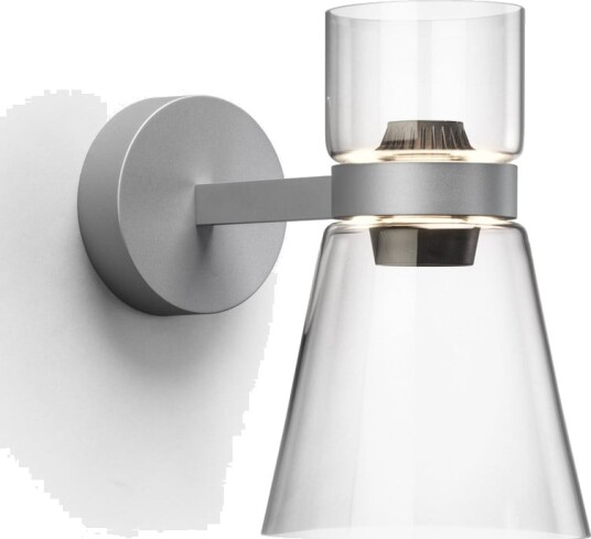 Vegglampe FLOS Nocturne Cone dimmbar Metallisk Stue Aluminium Design 16 25 Metallisk