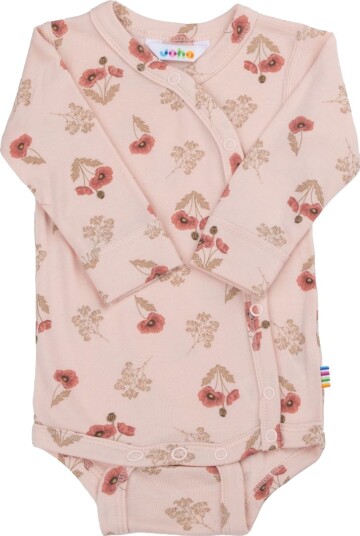 Joha Poppy & Mill Bambus Omslagsbody Lys Rosa (70 / 8 9 mnd)