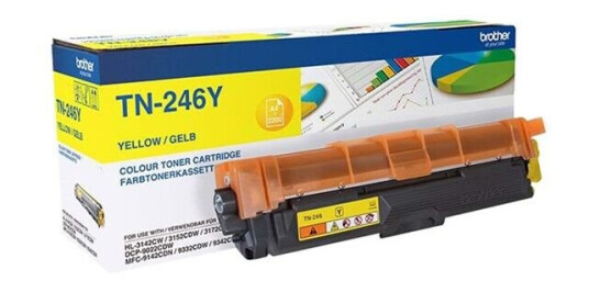 Brother TN246Y - Laser toner Yellow Brother TN246Y - Laser toner Yellow