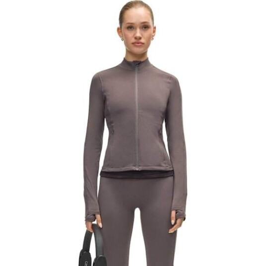 Casall Women's Soft Touch Zip Jacket Dark Grey S Casall Women's Soft Touch Zip Jacket Dark Grey S