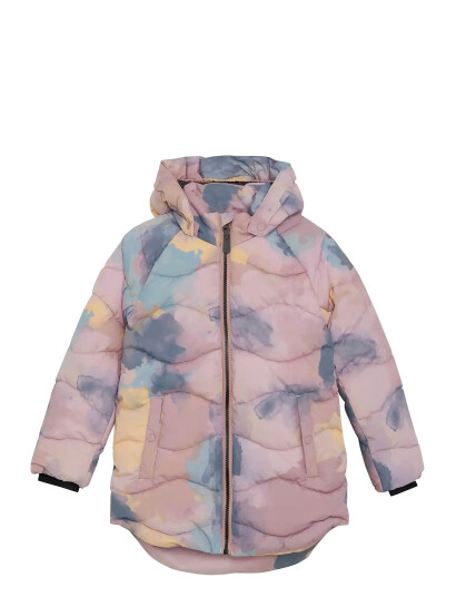 Color Kids Jacket - Quilt, Long & Aop - Multi/patterned - 104