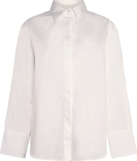 Malina Classic Poplin Shirt White S