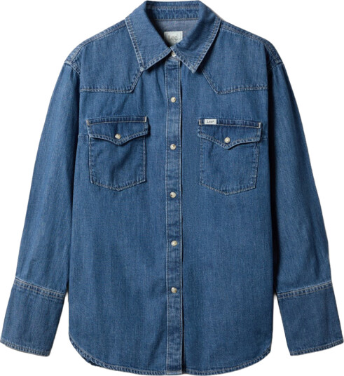 Lee Jeans Essential Western Shirt Blue XS x 00