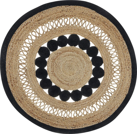 Yozgat Ryeteppe 120 cm Rund - Beige