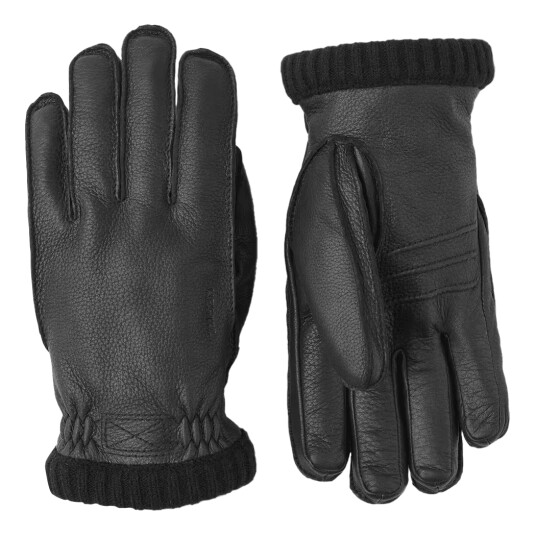 Hestra Deerskin Primaloft skinnhansker - Sort HS-20210-100-11