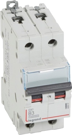 Legrand DX³ MCB automatsikring B3 2P 2M 10/16kA