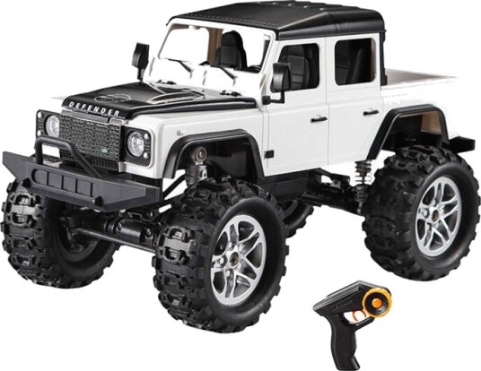Double Eagle E332 003 RC 1:14 Land Rover Defender Pick Up R/C Bil Hvit