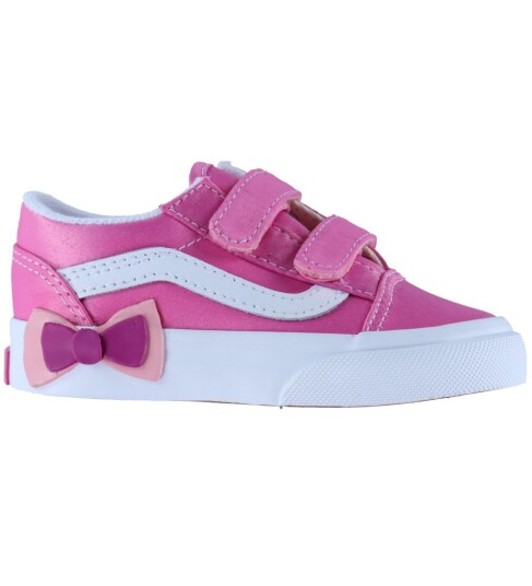 Vans Sko Old Skool V Bow Rosa brus Vans 25 Sko Vans Sko Old Skool V Bow Rosa brus Vans 25 Sko