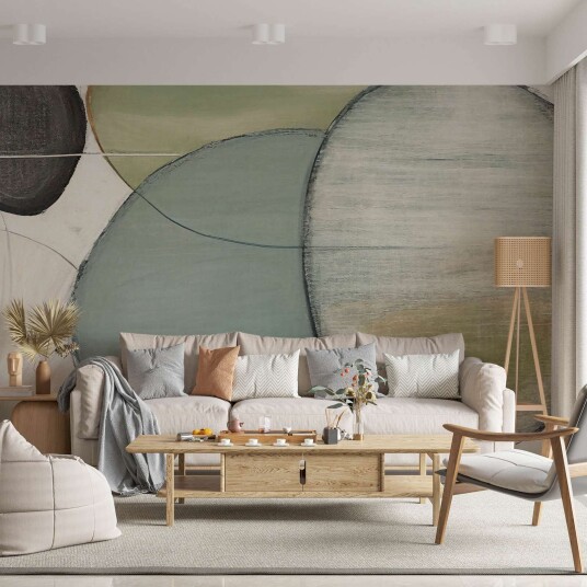 Tapet Abstrakt Sirkel Design Tapet Abstrakt Sirkel Design
