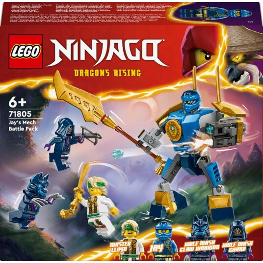 LEGO® NINJAGO® Jays stridspakke med robot 71805 byggesett (78 deler) LEGO® NINJAGO® Jays stridspakke med robot 71805 byggesett (78 deler)