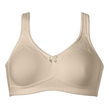 NATURANA BH Molded Cotton Soft Bra Beige bomull C 105 Dame