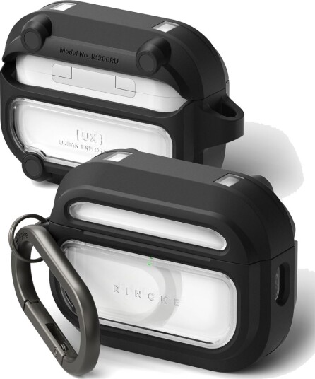 Ringke UX Magnetic Case for AirPods Pro 3 Black and Clear