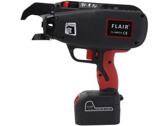Flair FL-40RT/2 Bindemaskin med 2x14,4V Batterier, Lader og Plastkoffert